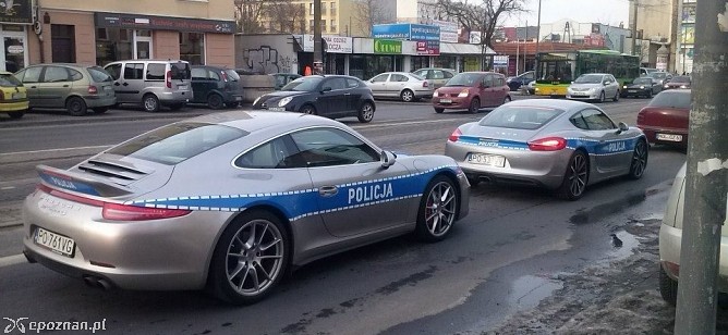 Poznańskie radiowozy ACAB