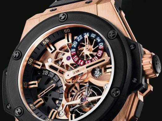 king power gold tourbillion